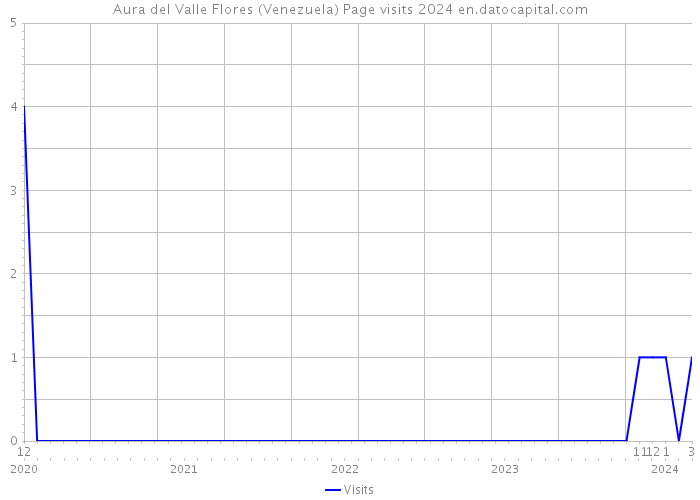 Aura del Valle Flores (Venezuela) Page visits 2024 