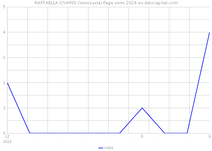 RAFFAELLA CIVARDI (Venezuela) Page visits 2024 