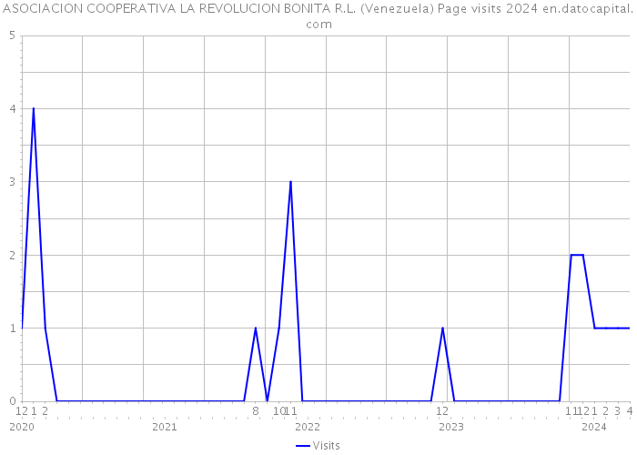 ASOCIACION COOPERATIVA LA REVOLUCION BONITA R.L. (Venezuela) Page visits 2024 
