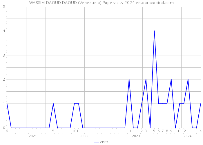 WASSIM DAOUD DAOUD (Venezuela) Page visits 2024 