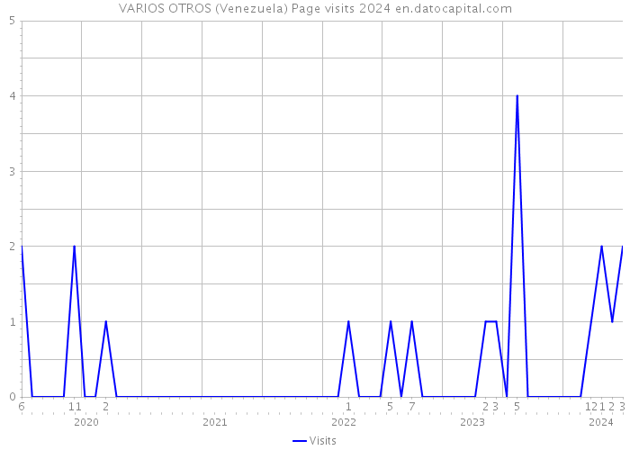 VARIOS OTROS (Venezuela) Page visits 2024 
