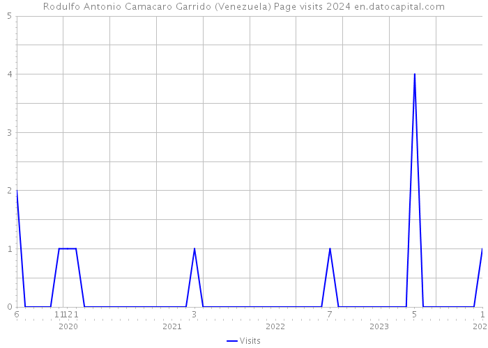 Rodulfo Antonio Camacaro Garrido (Venezuela) Page visits 2024 