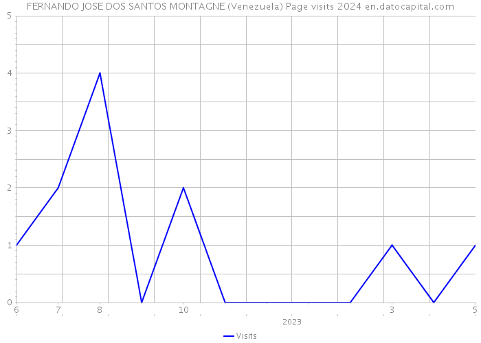 FERNANDO JOSE DOS SANTOS MONTAGNE (Venezuela) Page visits 2024 