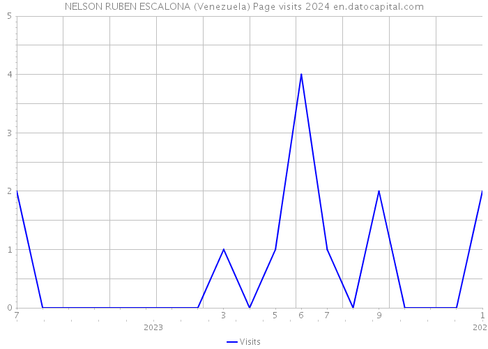 NELSON RUBEN ESCALONA (Venezuela) Page visits 2024 