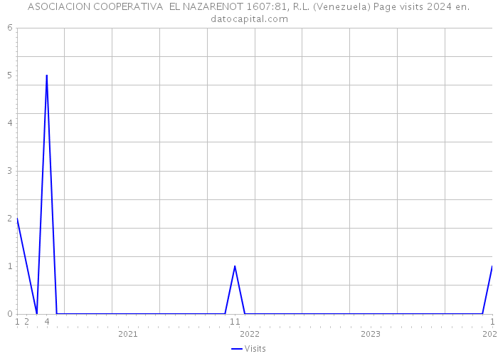 ASOCIACION COOPERATIVA EL NAZARENOT 1607:81, R.L. (Venezuela) Page visits 2024 