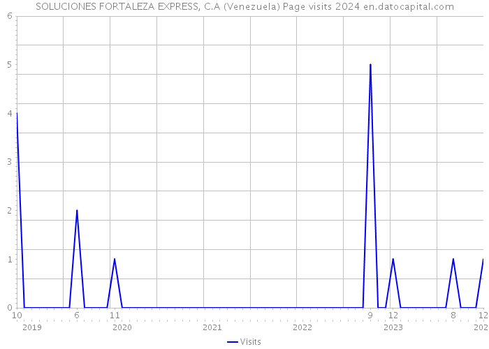 SOLUCIONES FORTALEZA EXPRESS, C.A (Venezuela) Page visits 2024 