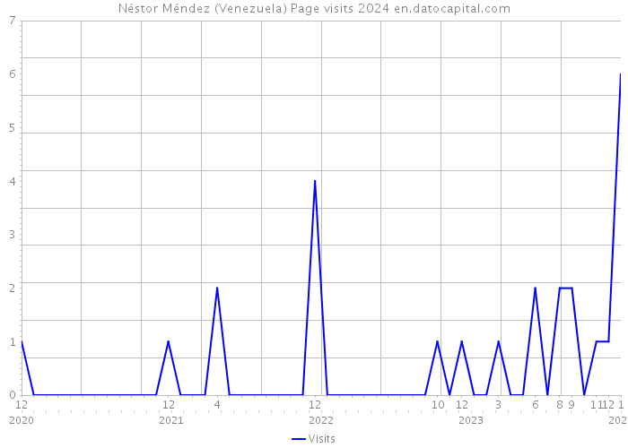 Néstor Méndez (Venezuela) Page visits 2024 
