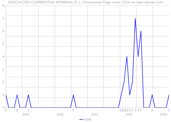 ASOCIACION COOPERATIVA APUMARA, R. L. (Venezuela) Page visits 2024 